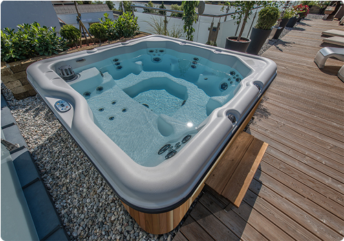 Nordic Hottub Red Cedar jacuzzi massagejets bubbelsysteem ticra outdoor